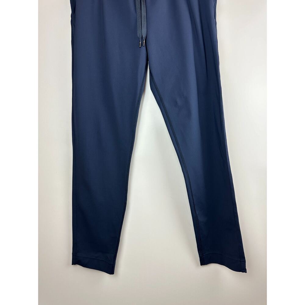 Lululemon Trouser Pants Navy Blue Drawstring Elastic Waist Back Pockets Size 6 - Picture 3 of 9